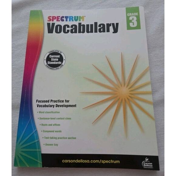 Lot Of Vocabulary Books Homeschool 3rd - 6th Grade Tutoring Book Lot TCR McGraw - Picture 9 of 9